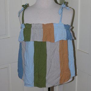 LC Lauren Conrad Multicolor Striped Camisole